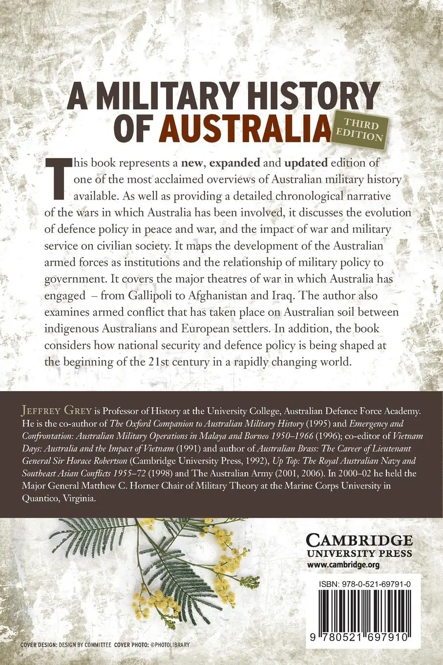Rückseite: 9780521697910 | A Military History of Australia | Jeffrey Grey | Taschenbuch | 2014