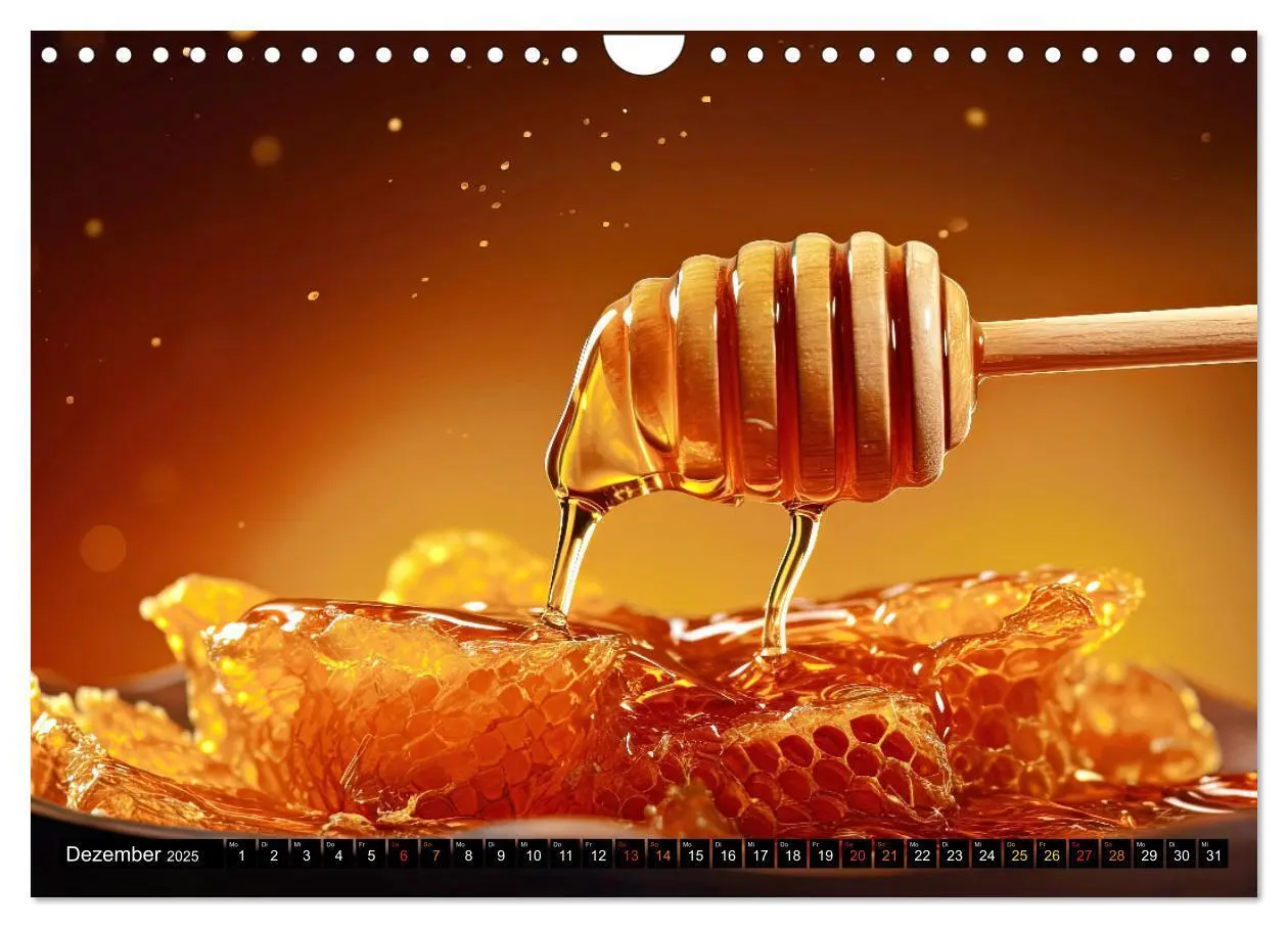 Bild: 9783435407910 | HONIG - flüssiges Gold (Wandkalender 2025 DIN A4 quer), CALVENDO...