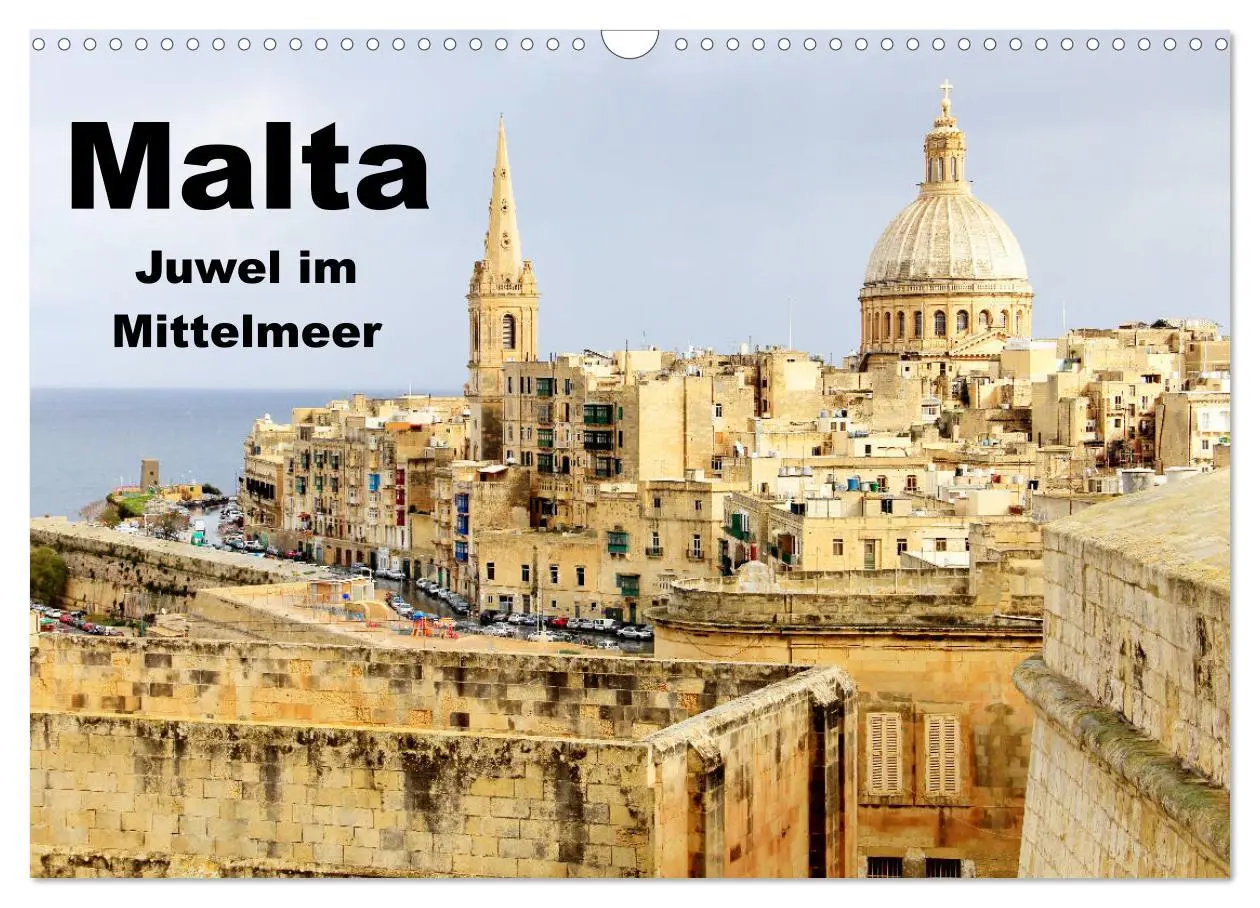 Cover: 9783516067910 | Malta - Juwel im Mittelmeer (Wandkalender 2026 DIN A3 quer),...