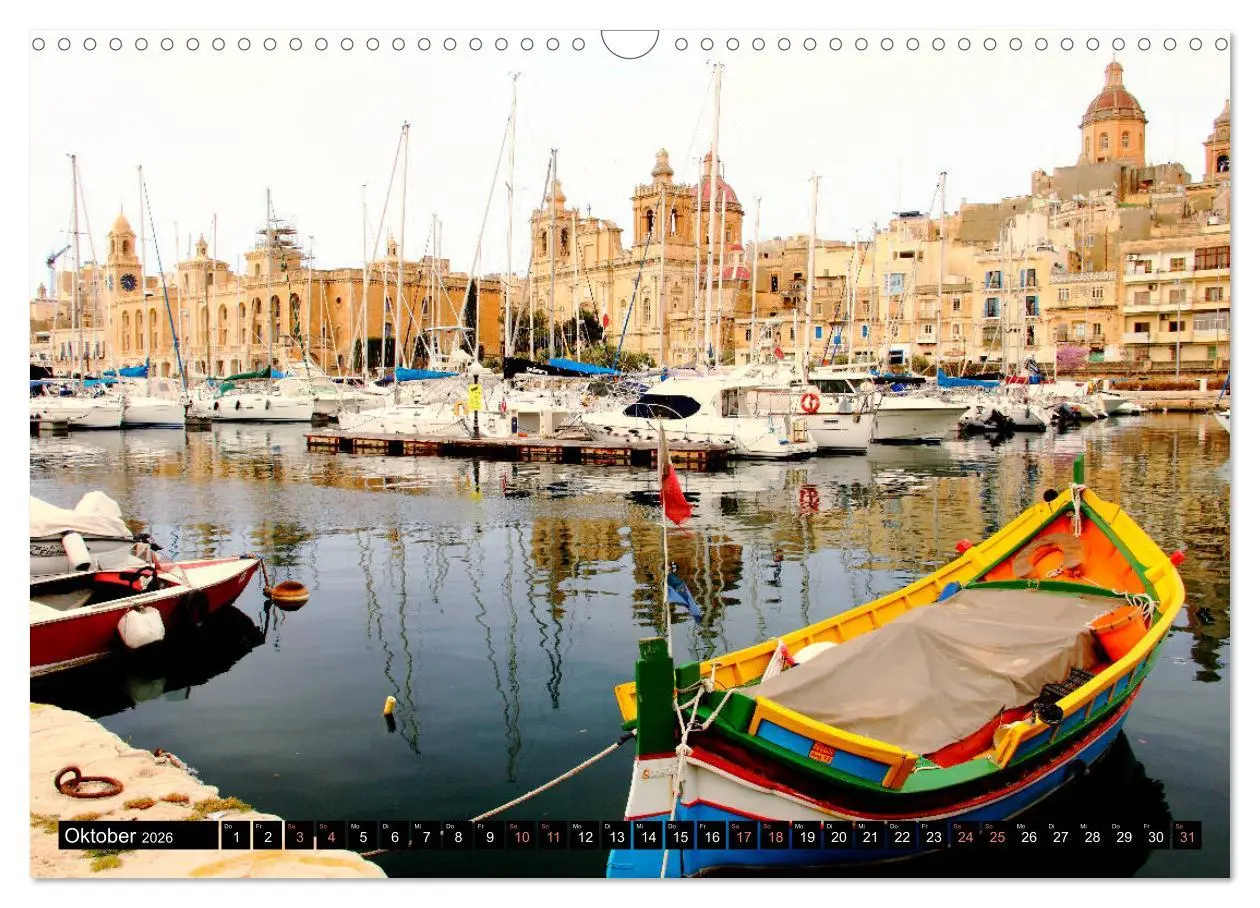 Bild: 9783516067910 | Malta - Juwel im Mittelmeer (Wandkalender 2026 DIN A3 quer),...