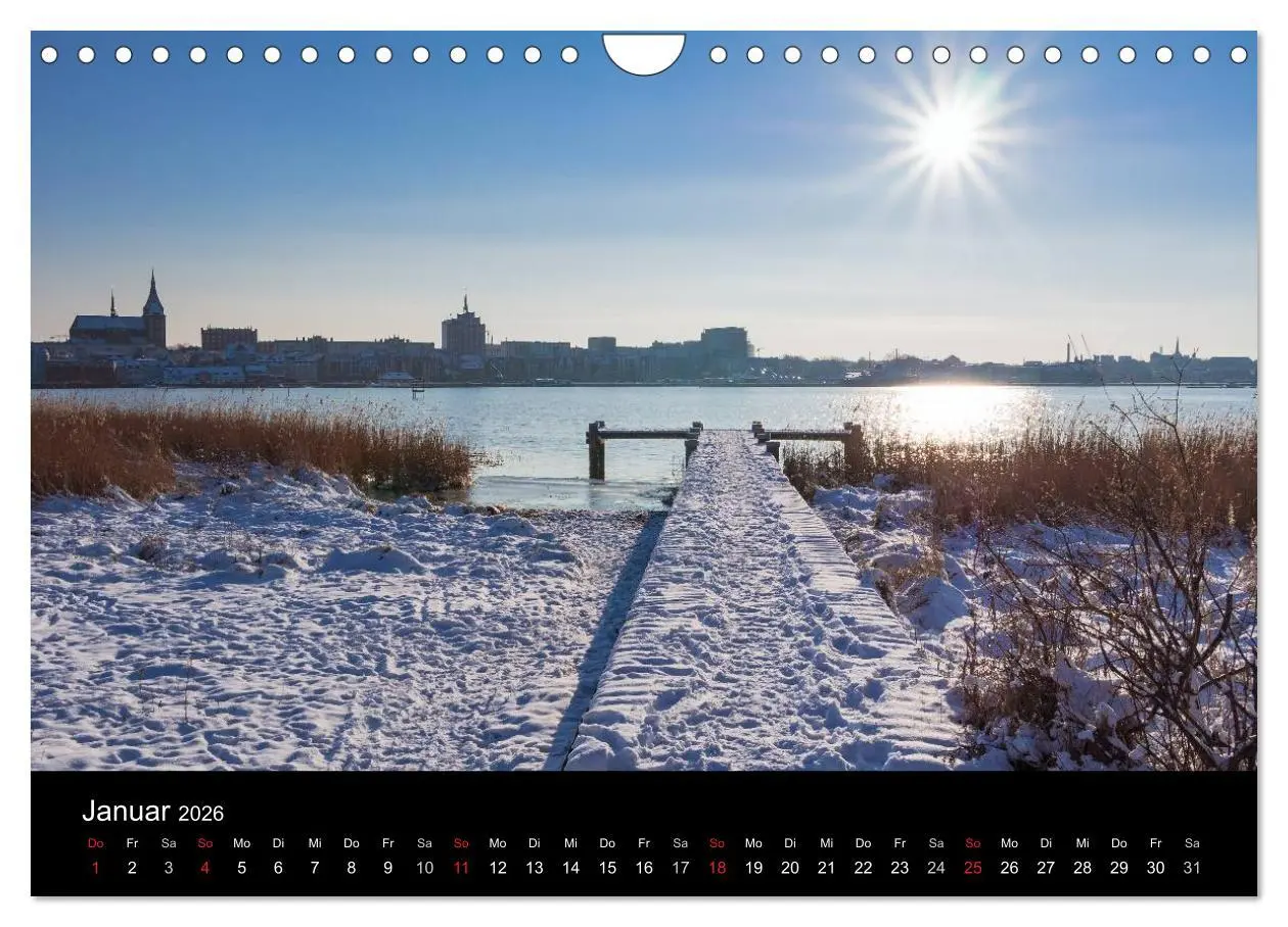 Bild: 9783516137910 | Unterwegs in der Hansestadt Rostock (Wandkalender 2026 DIN A4...