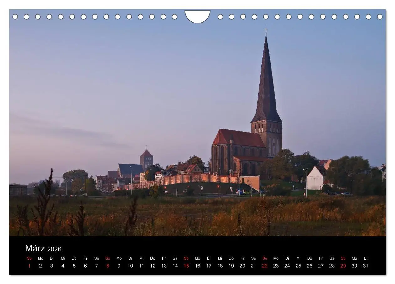 Bild: 9783516137910 | Unterwegs in der Hansestadt Rostock (Wandkalender 2026 DIN A4...