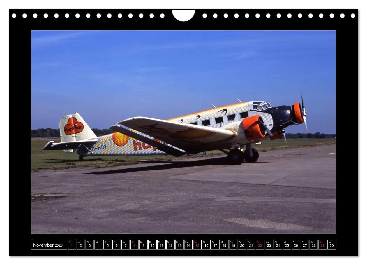 Bild: 9783516207910 | JU-AIR Ju-52 (Wandkalender 2026 DIN A4 quer), CALVENDO Monatskalender