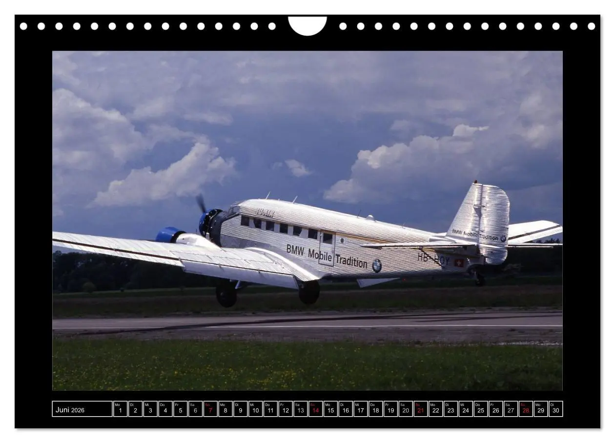 Bild: 9783516207910 | JU-AIR Ju-52 (Wandkalender 2026 DIN A4 quer), CALVENDO Monatskalender