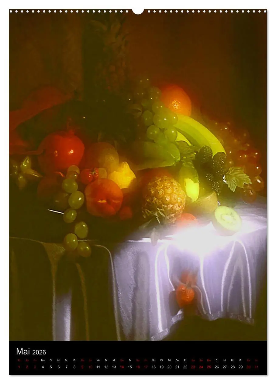 Bild: 9783516377910 | Fine Art Food (Wandkalender 2026 DIN A2 hoch), CALVENDO Monatskalender