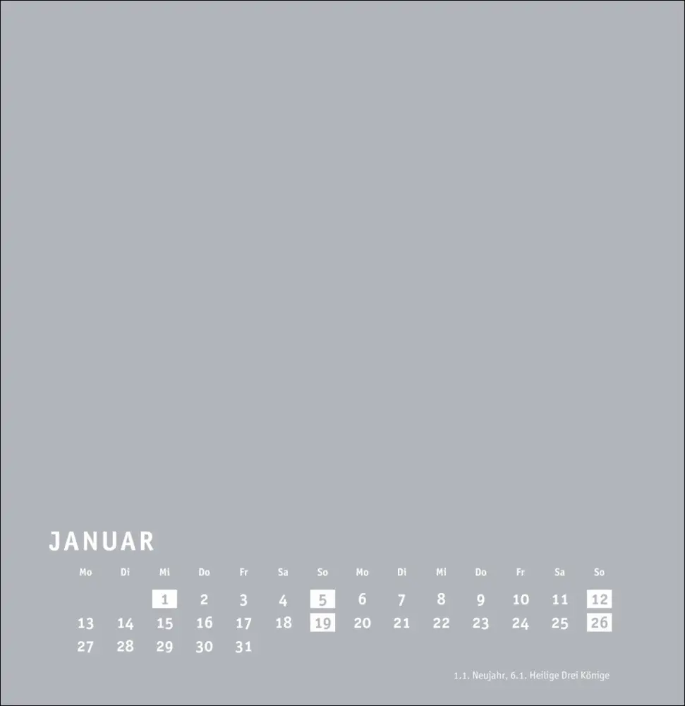 Bild: 9783756407910 | Premium-Bastelkalender silbergrau groß 2025 | Kalender | Spiralbindung
