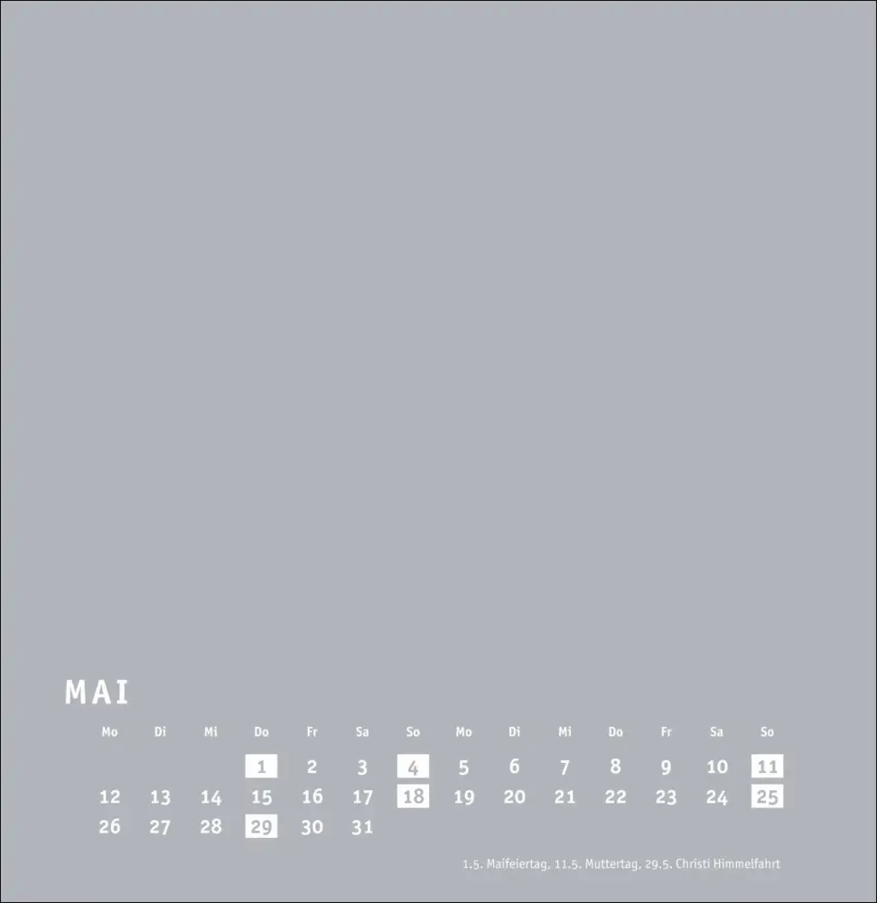 Bild: 9783756407910 | Premium-Bastelkalender silbergrau groß 2025 | Kalender | Spiralbindung