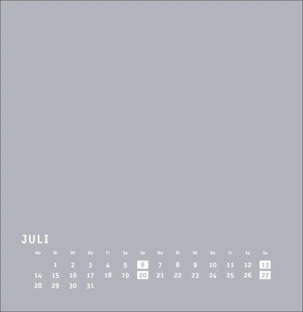 Bild: 9783756407910 | Premium-Bastelkalender silbergrau groß 2025 | Kalender | Spiralbindung