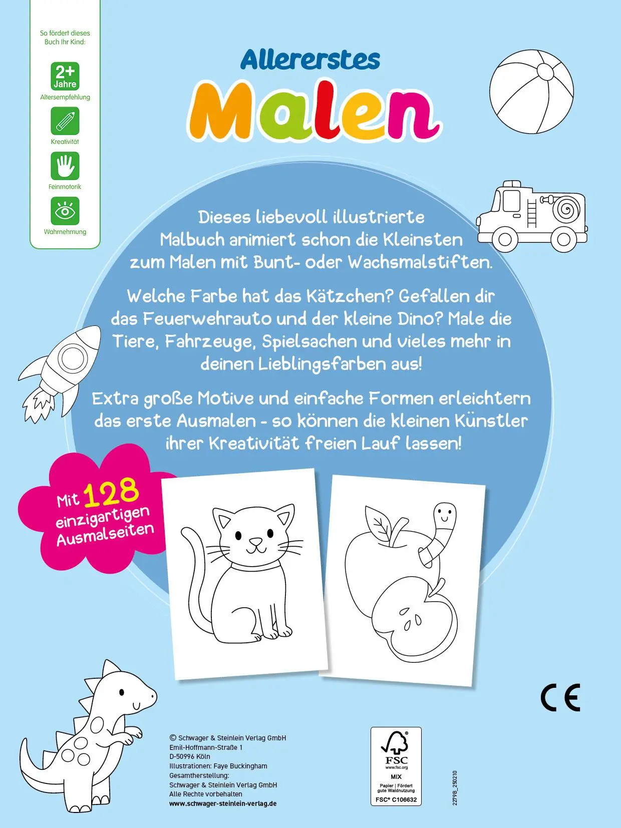 Rückseite: 9783849947910 | Allererstes Malen | Schwager &amp; Steinlein Verlag | Taschenbuch | 128 S.
