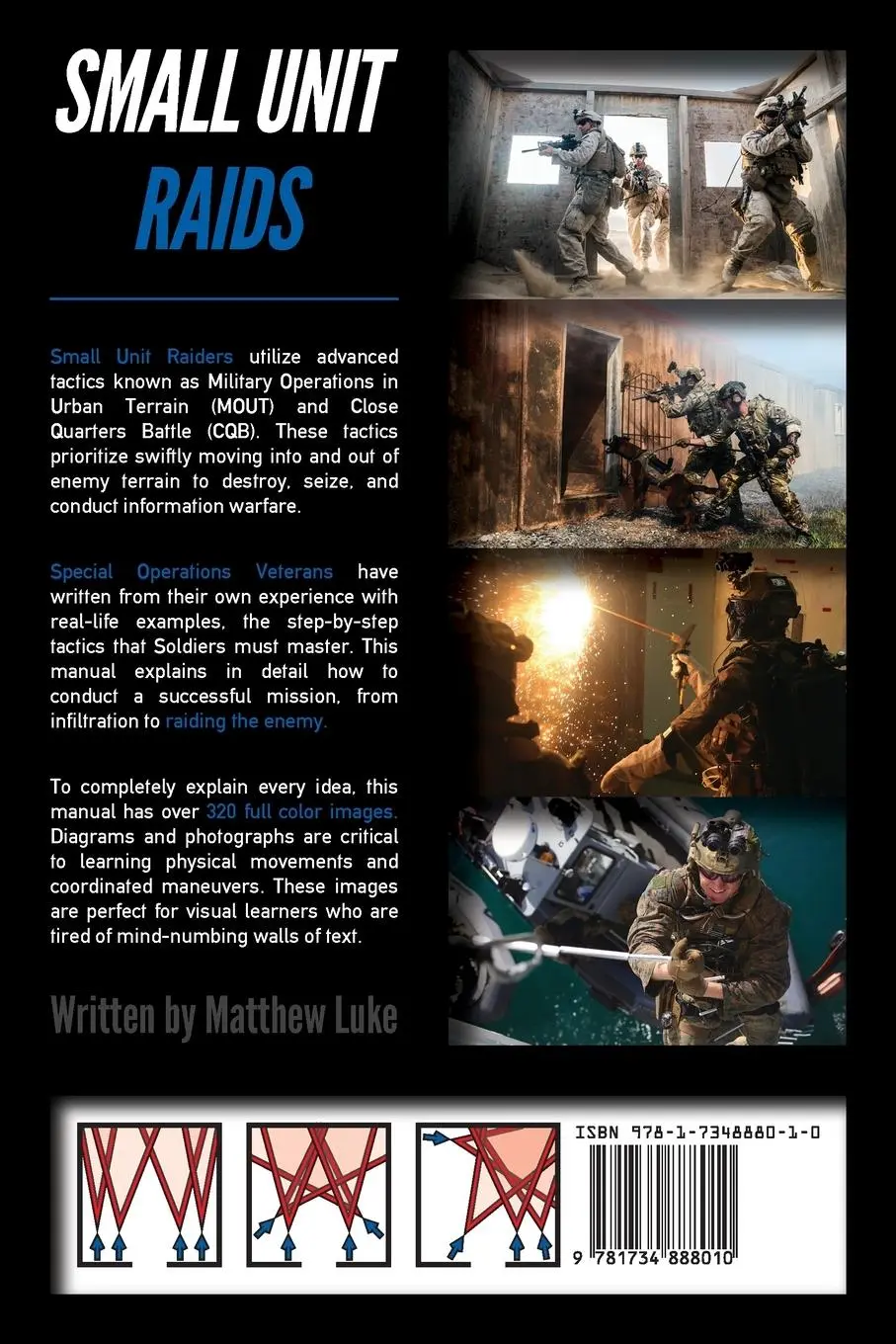 Rückseite: 9781734888010 | Small Unit Raids | An Illustrated Manual | Matthew Luke | Taschenbuch