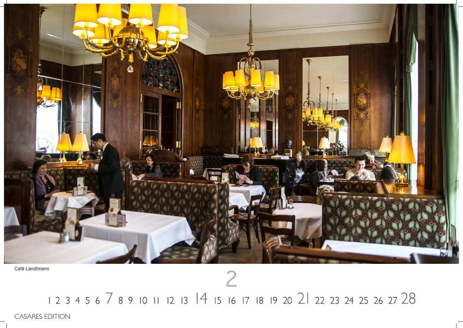 Bild: 9781835248010 | Wiener Caféhaus Kultur Kalender 2027 - Wandkalender Fotokalender...