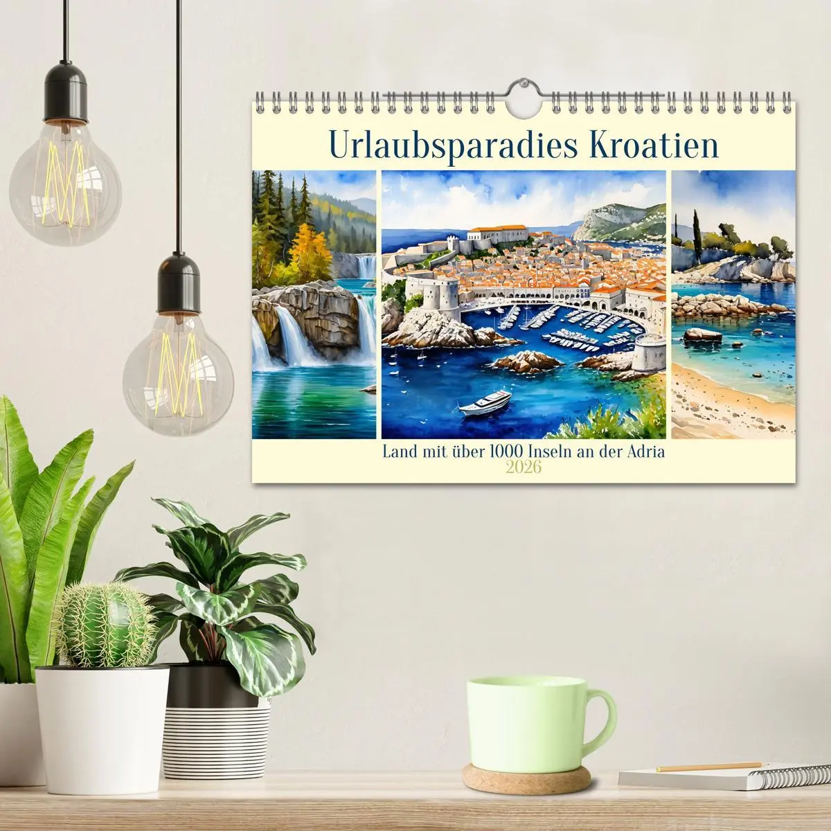 Bild: 9783457318010 | Urlaubsparadies Kroatien (Wandkalender 2026 DIN A4 quer), CALVENDO...