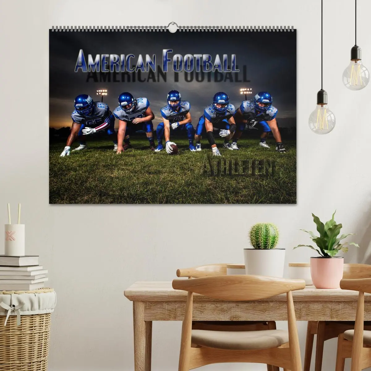 Bild: 9783457868010 | American Football - Athleten (Wandkalender 2026 DIN A2 quer),...