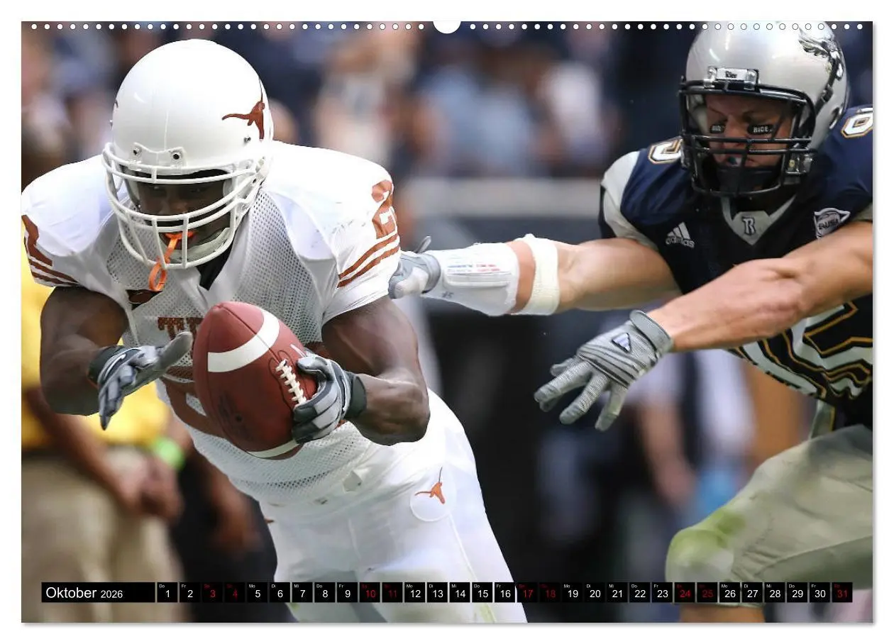 Bild: 9783457868010 | American Football - Athleten (Wandkalender 2026 DIN A2 quer),...
