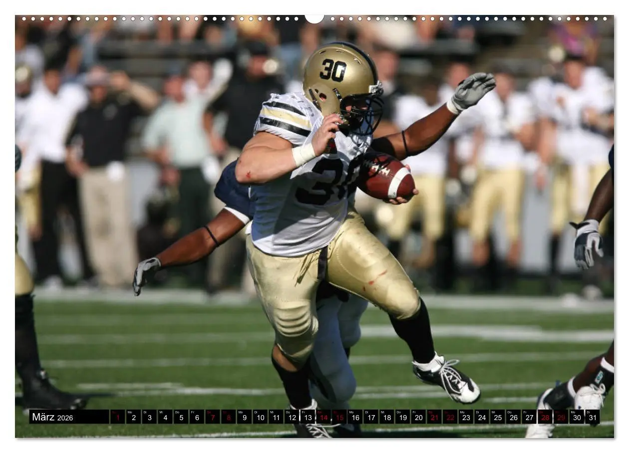 Bild: 9783457868010 | American Football - Athleten (Wandkalender 2026 DIN A2 quer),...