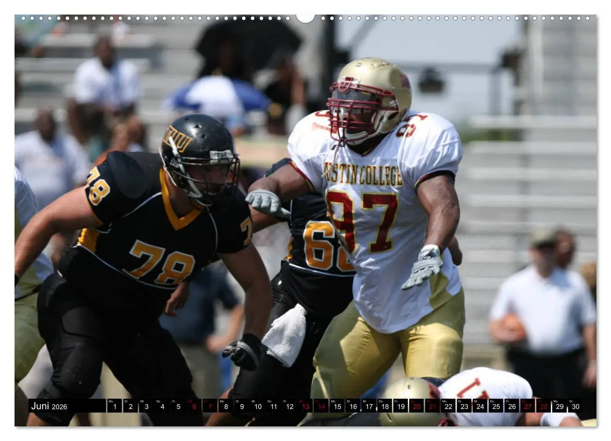 Bild: 9783457868010 | American Football - Athleten (Wandkalender 2026 DIN A2 quer),...