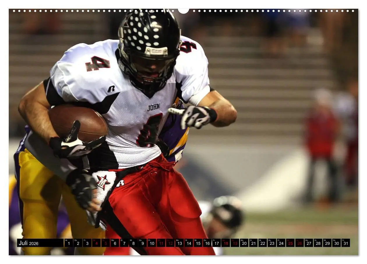 Bild: 9783457868010 | American Football - Athleten (Wandkalender 2026 DIN A2 quer),...