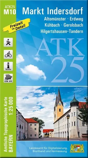 Cover: 9783899338010 | ATK25-M10 Markt Indersdorf (Amtliche Topographische Karte 1:25000)