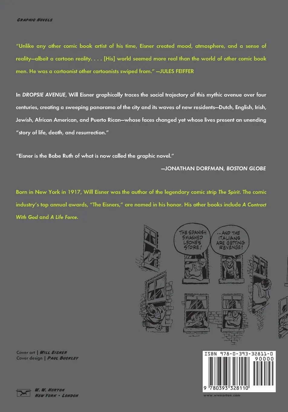 Rückseite: 9780393328110 | Dropsie Avenue | Will Eisner | Taschenbuch | Englisch | 2006