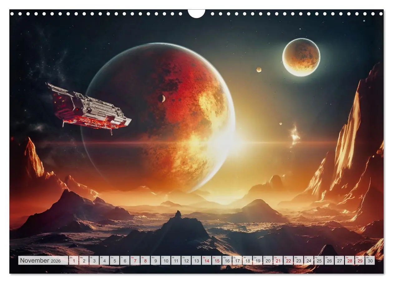 Bild: 9783457478110 | Extraterrestrisch - Auf fremden Planeten (Wandkalender 2026 DIN A3...