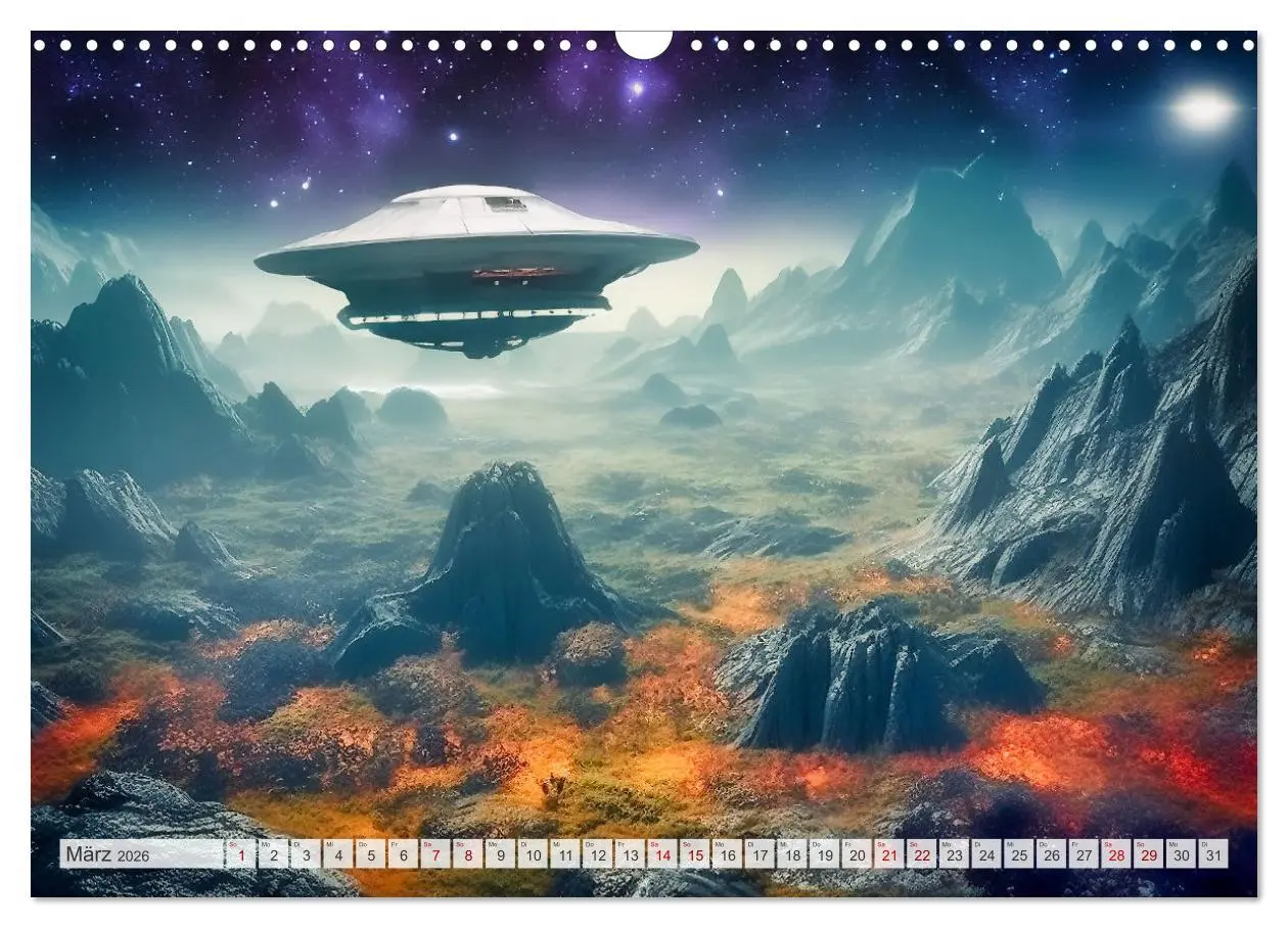 Bild: 9783457478110 | Extraterrestrisch - Auf fremden Planeten (Wandkalender 2026 DIN A3...