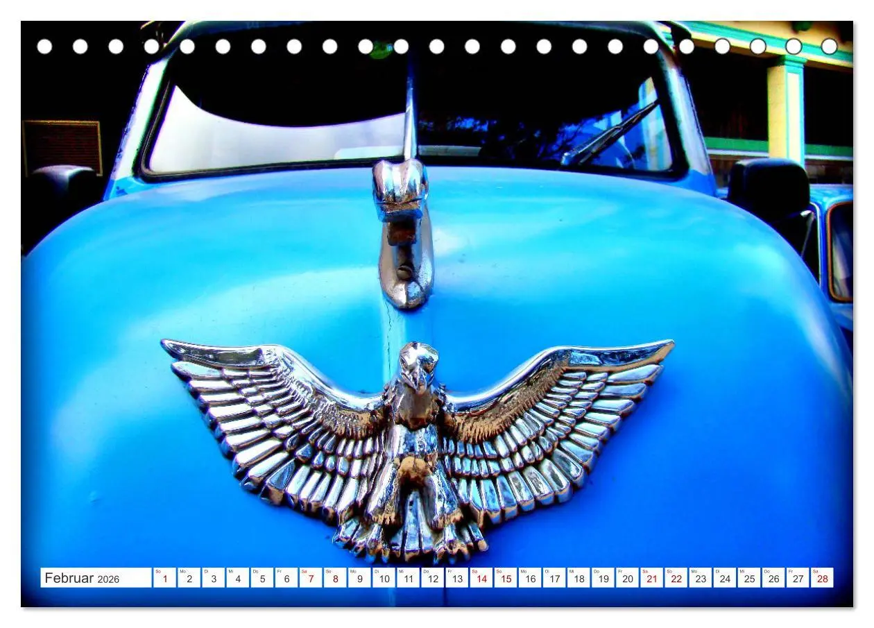 Bild: 9783457548110 | Tierische Oldtimer - Markante Kühlerfiguren (Tischkalender 2026 DIN...