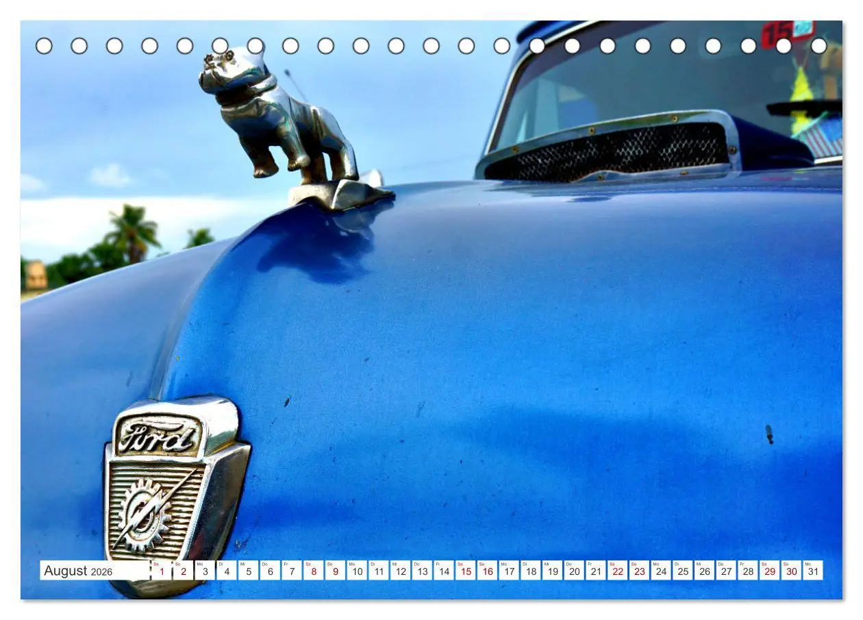 Bild: 9783457548110 | Tierische Oldtimer - Markante Kühlerfiguren (Tischkalender 2026 DIN...