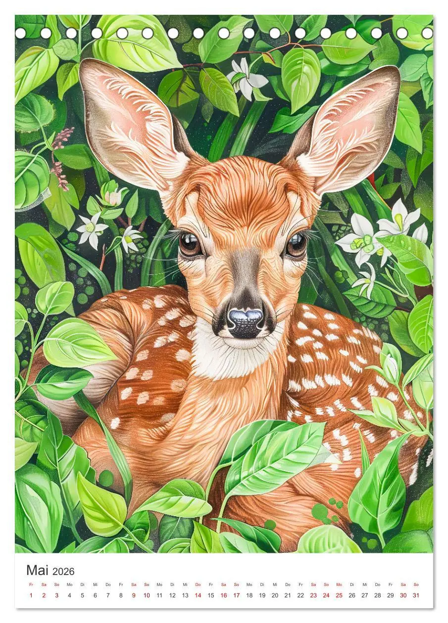 Bild: 9783516258110 | Tierkinder - Niedliche illustrierte Wildtiere in Wald und Flur...