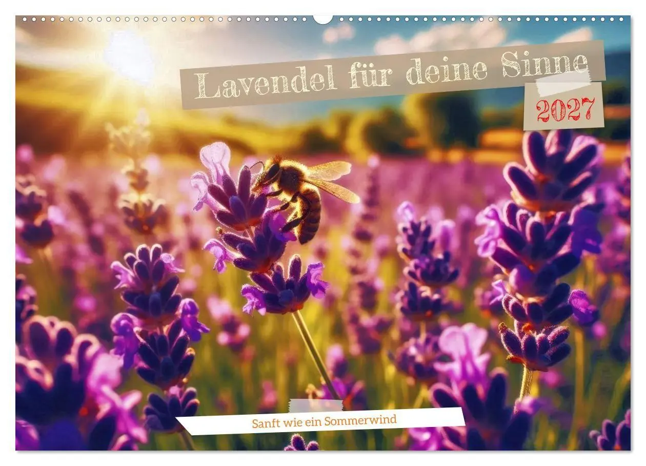 Cover: 9783516878110 | Lavendel für deine Sinne (Wandkalender 2027 DIN A2 quer), CALVENDO...