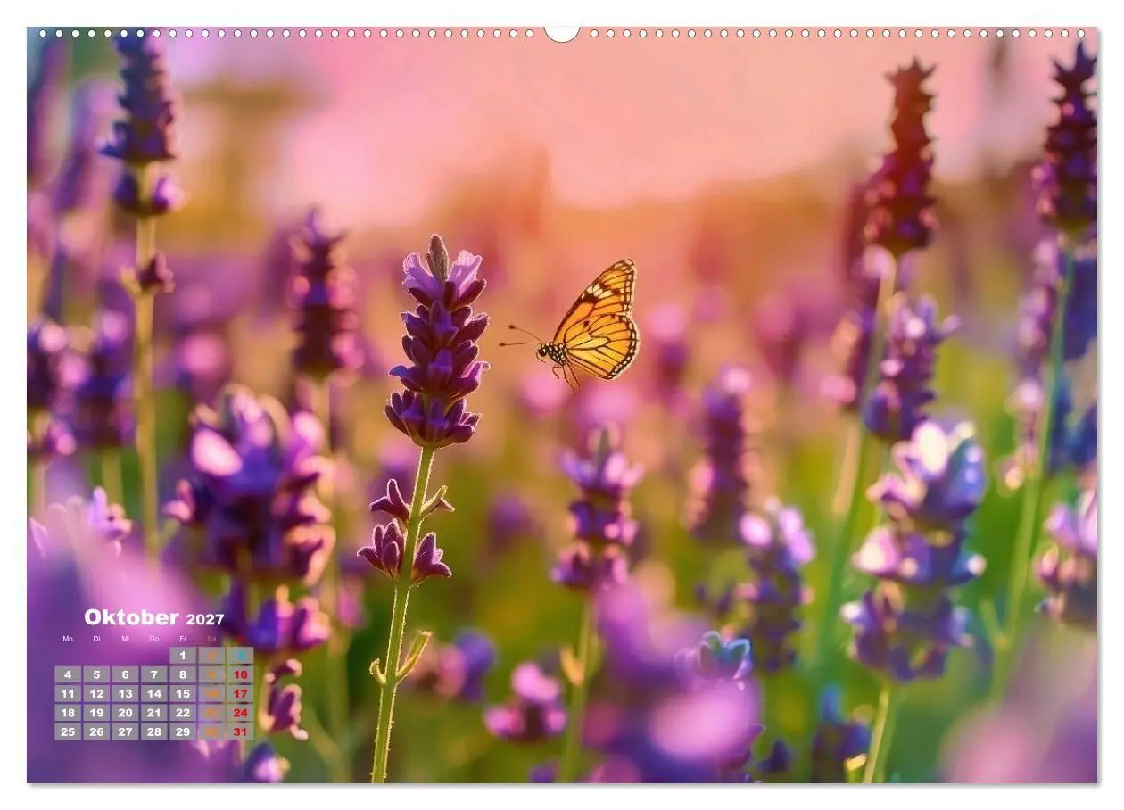 Bild: 9783516878110 | Lavendel für deine Sinne (Wandkalender 2027 DIN A2 quer), CALVENDO...