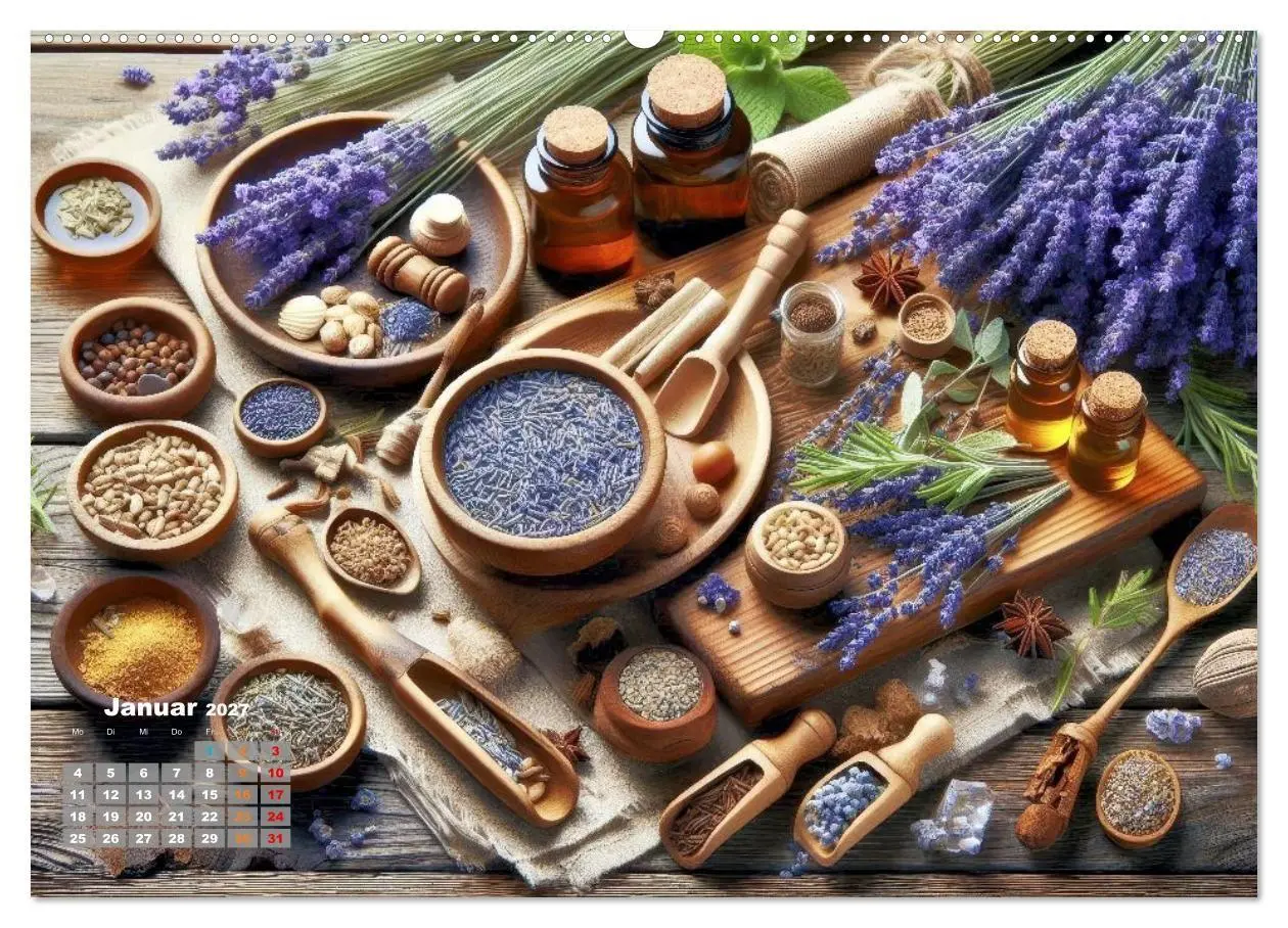Bild: 9783516878110 | Lavendel für deine Sinne (Wandkalender 2027 DIN A2 quer), CALVENDO...