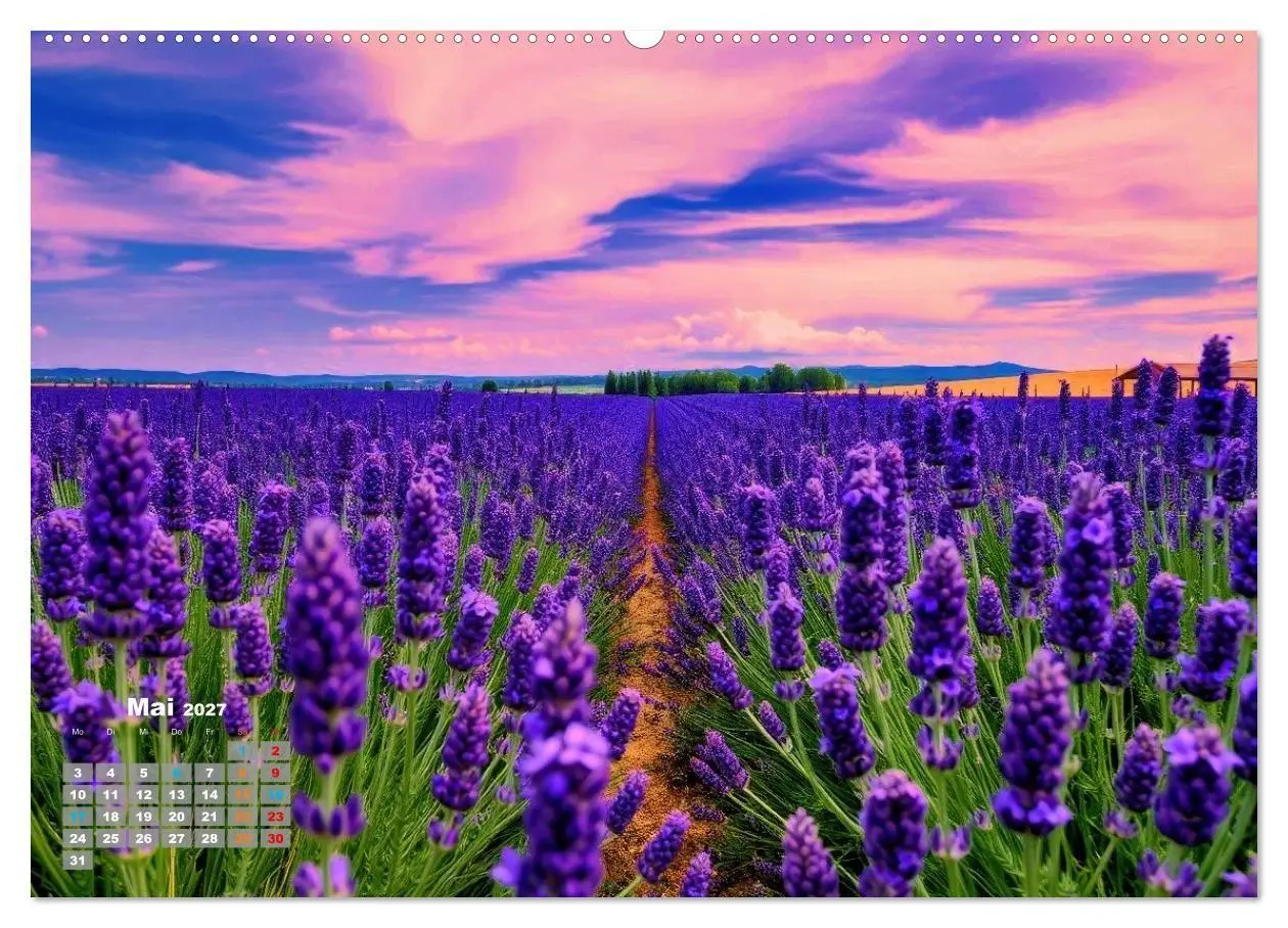 Bild: 9783516878110 | Lavendel für deine Sinne (Wandkalender 2027 DIN A2 quer), CALVENDO...
