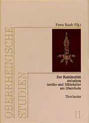 Cover: 9783799578110 | Zur Kontinuität zwischen Antike und Mittelalter | Buch | 202 S. | 1994