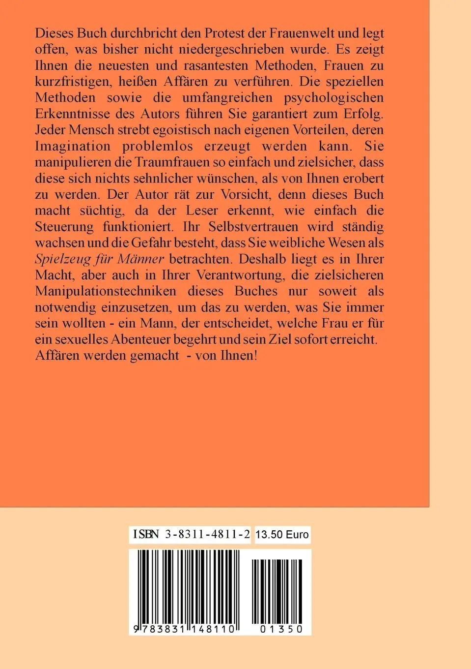 Rückseite: 9783831148110 | Hasenjagd - Frauen manipulieren und verführen | Nick Metarn | Buch