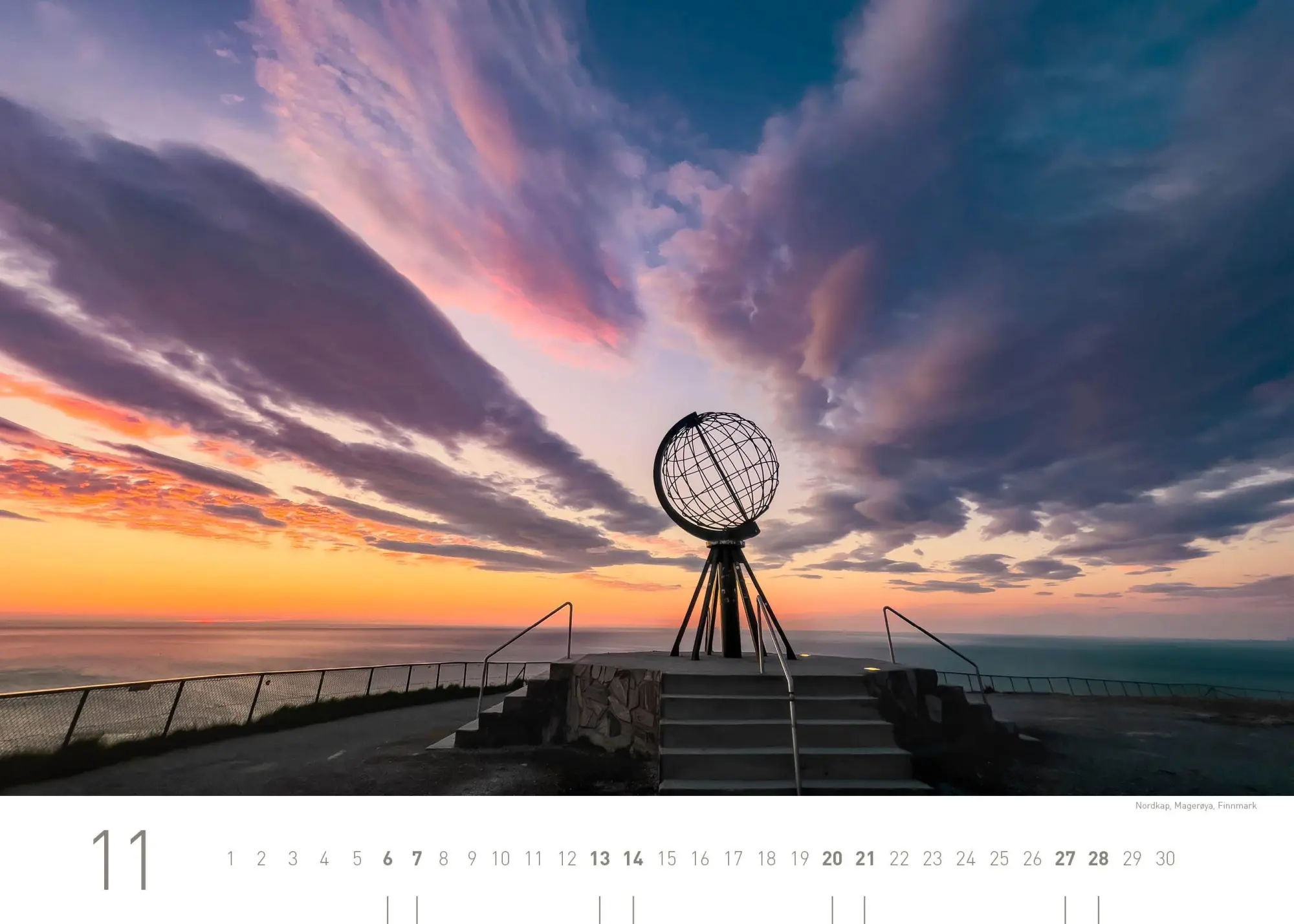 Bild: 9783968558110 | Norwegen Exklusivkalender 2027 | Limited Edition (70 x 50 cm) | 14 S.