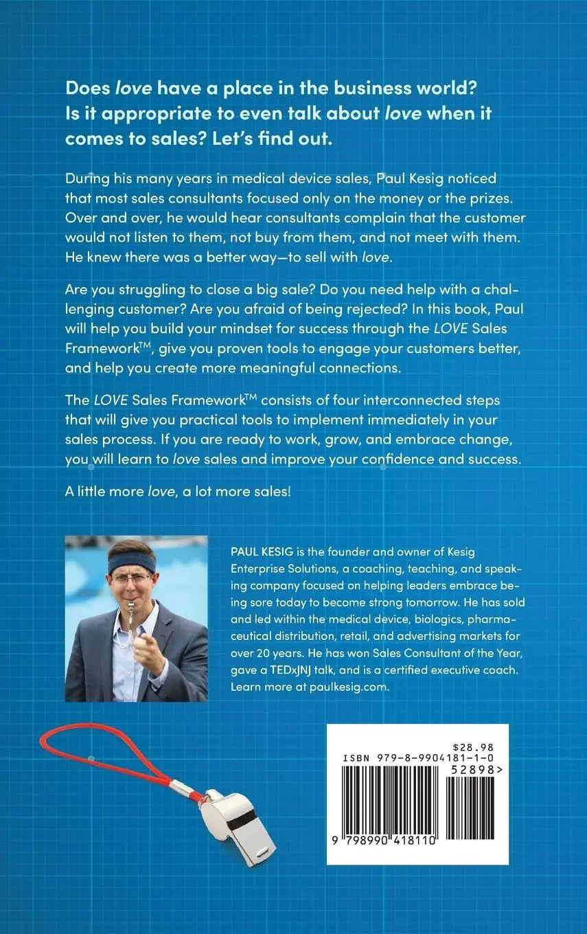 Rückseite: 9798990418110 | How to LOVE Sales | A Framework to Build Confidence and Success | Buch