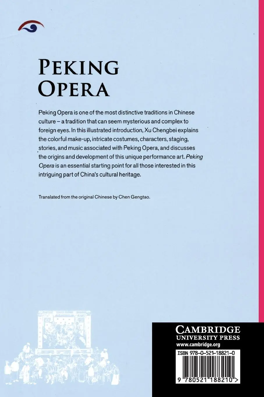 Rückseite: 9780521188210 | Peking Opera | Chengbei Xu | Taschenbuch | Englisch | 2019