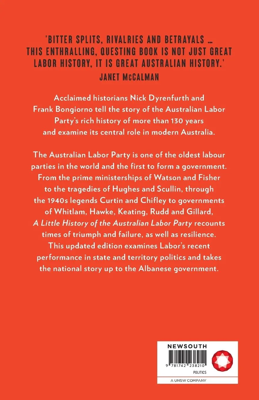 Rückseite: 9781742238210 | A Little History of the Australian Labor Party, new edition | Buch