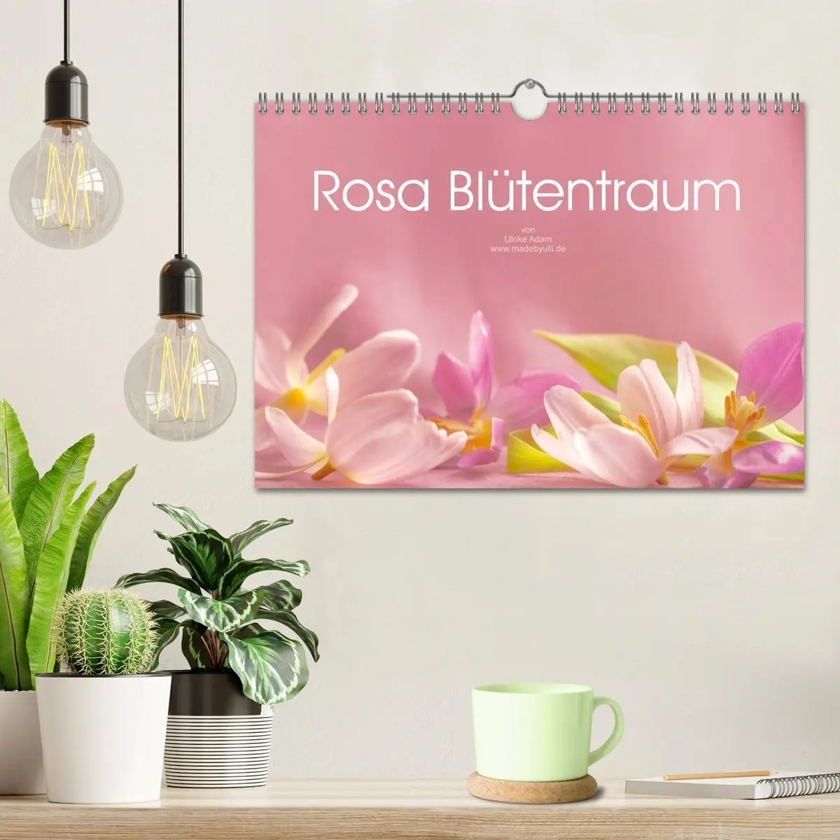 Bild: 9783457918210 | Rosa Blütentraum (Wandkalender 2026 DIN A4 quer), CALVENDO...