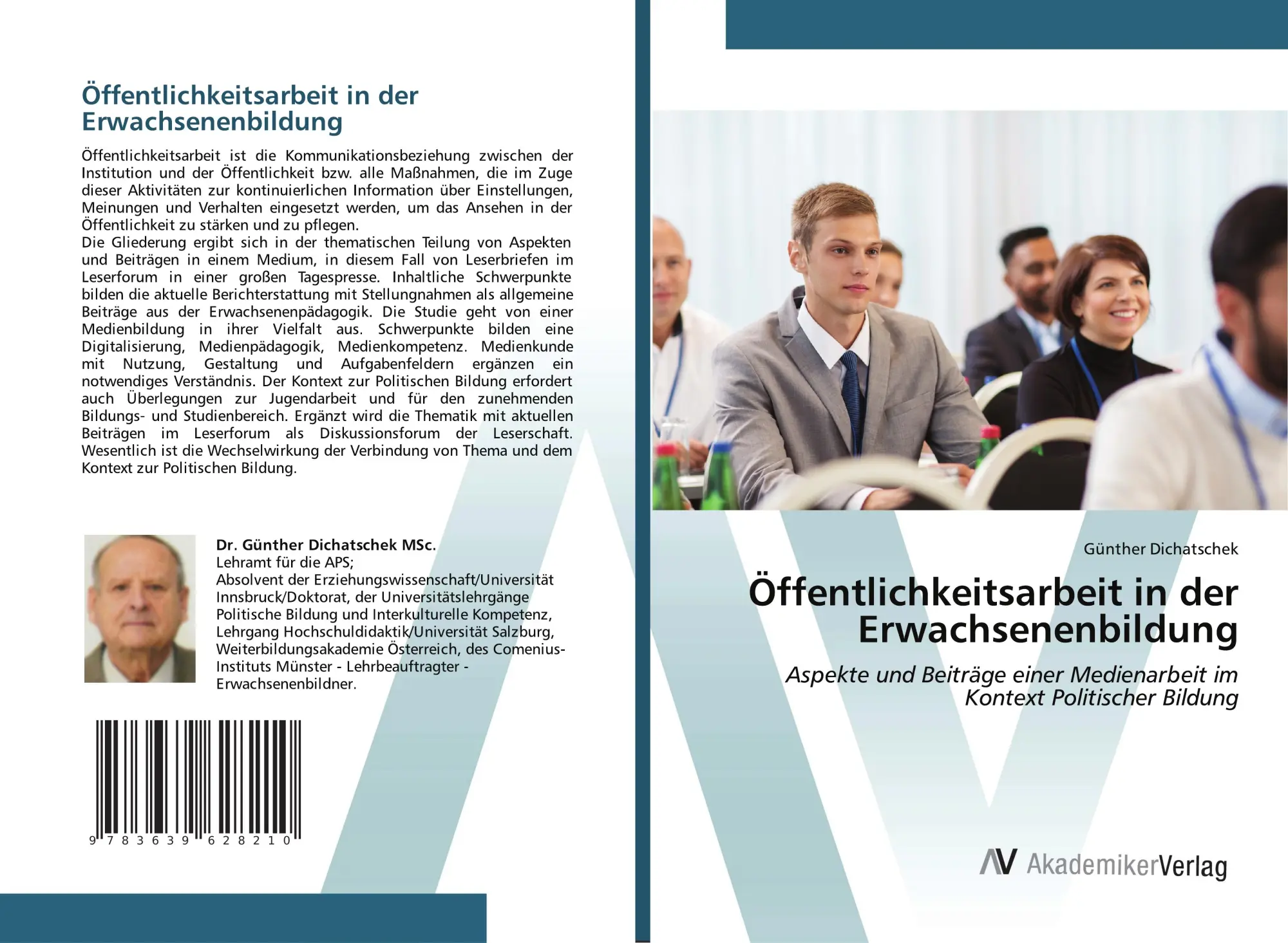 Cover: 9783639628210 | Öffentlichkeitsarbeit in der Erwachsenenbildung | Günther Dichatschek