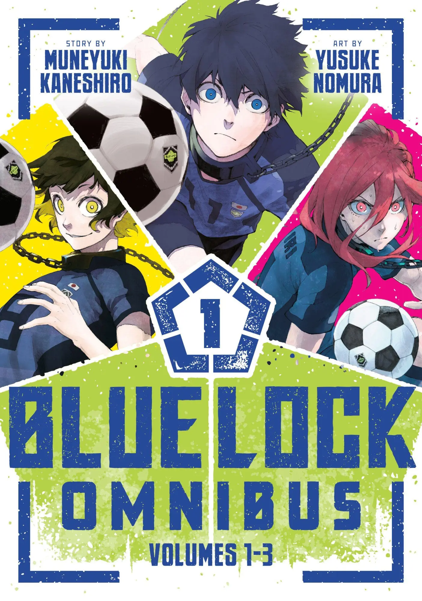 Cover: 9798888778210 | Blue Lock Omnibus 1 (Vol. 1-3) | Muneyuki Kaneshiro | Taschenbuch