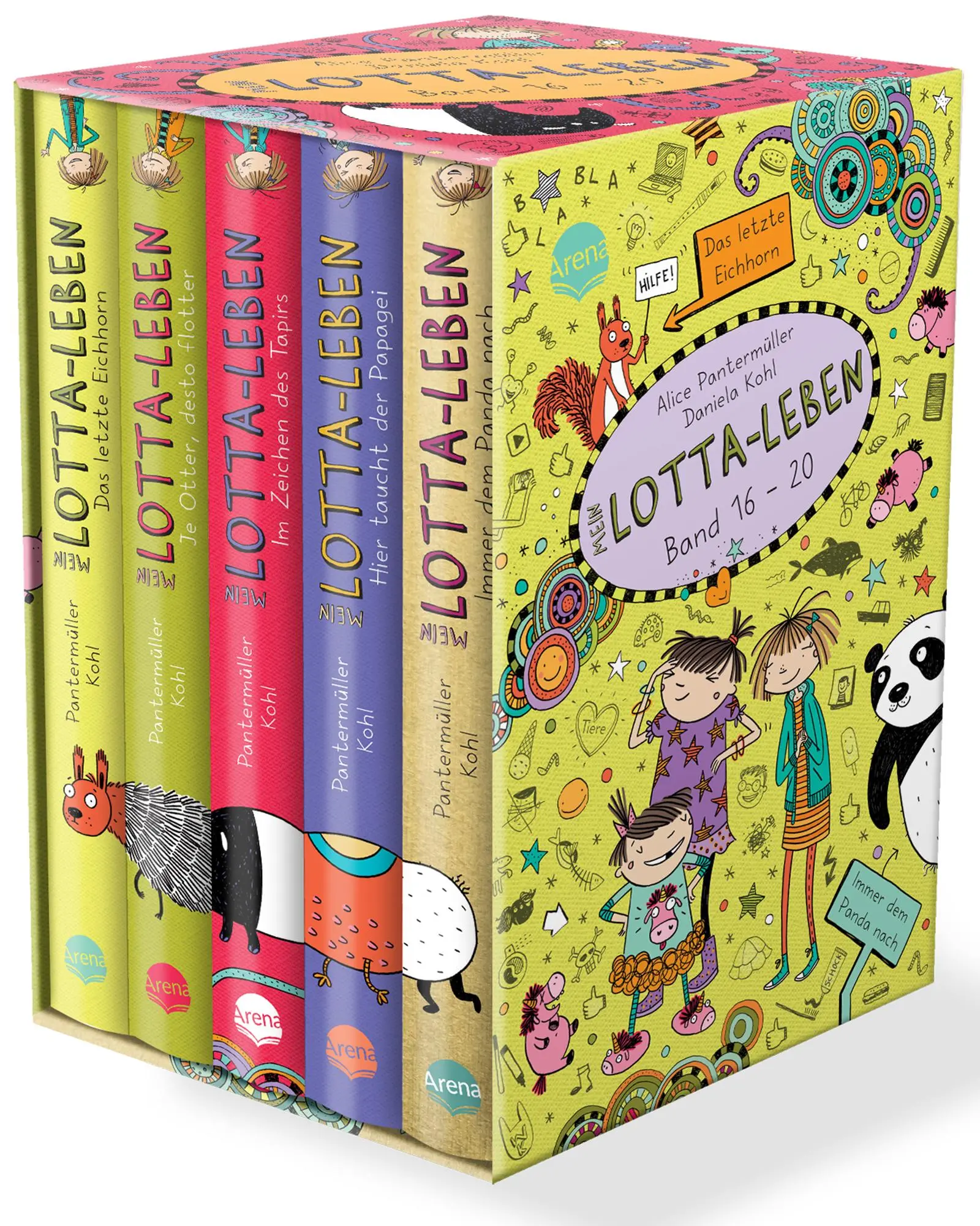 Cover: 9783401608310 | Mein Lotta-Leben (Bde. 16-20) im Schmuckschuber | Alice Pantermüller