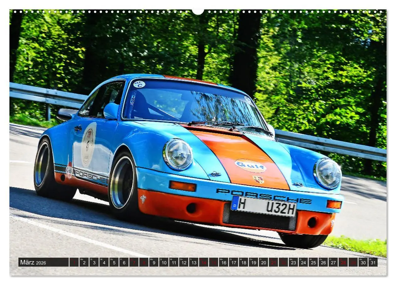 Bild: 9783457838310 | Porsche Oldtimer - EGGBERG KLASSIK - Der Berg ruft (Wandkalender...