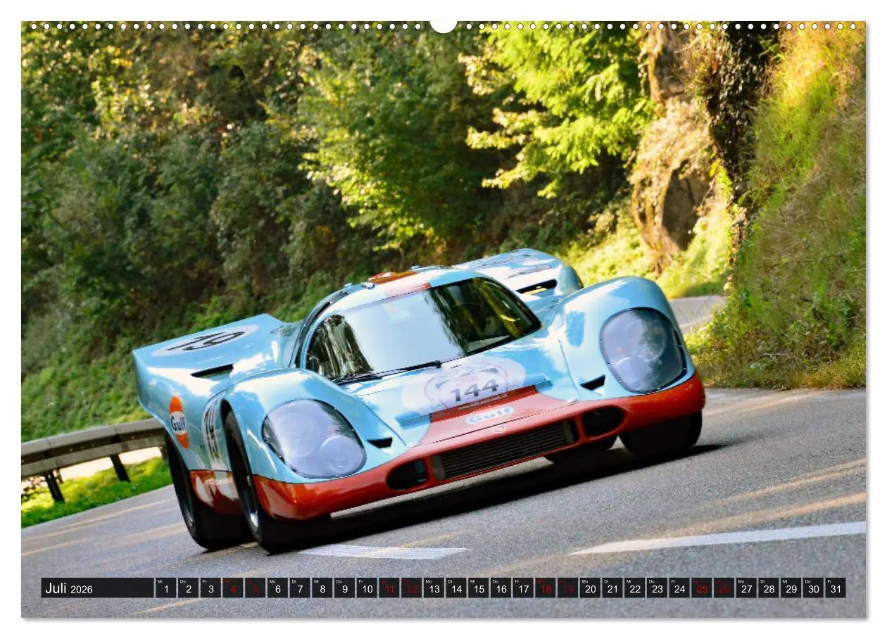 Bild: 9783457838310 | Porsche Oldtimer - EGGBERG KLASSIK - Der Berg ruft (Wandkalender...