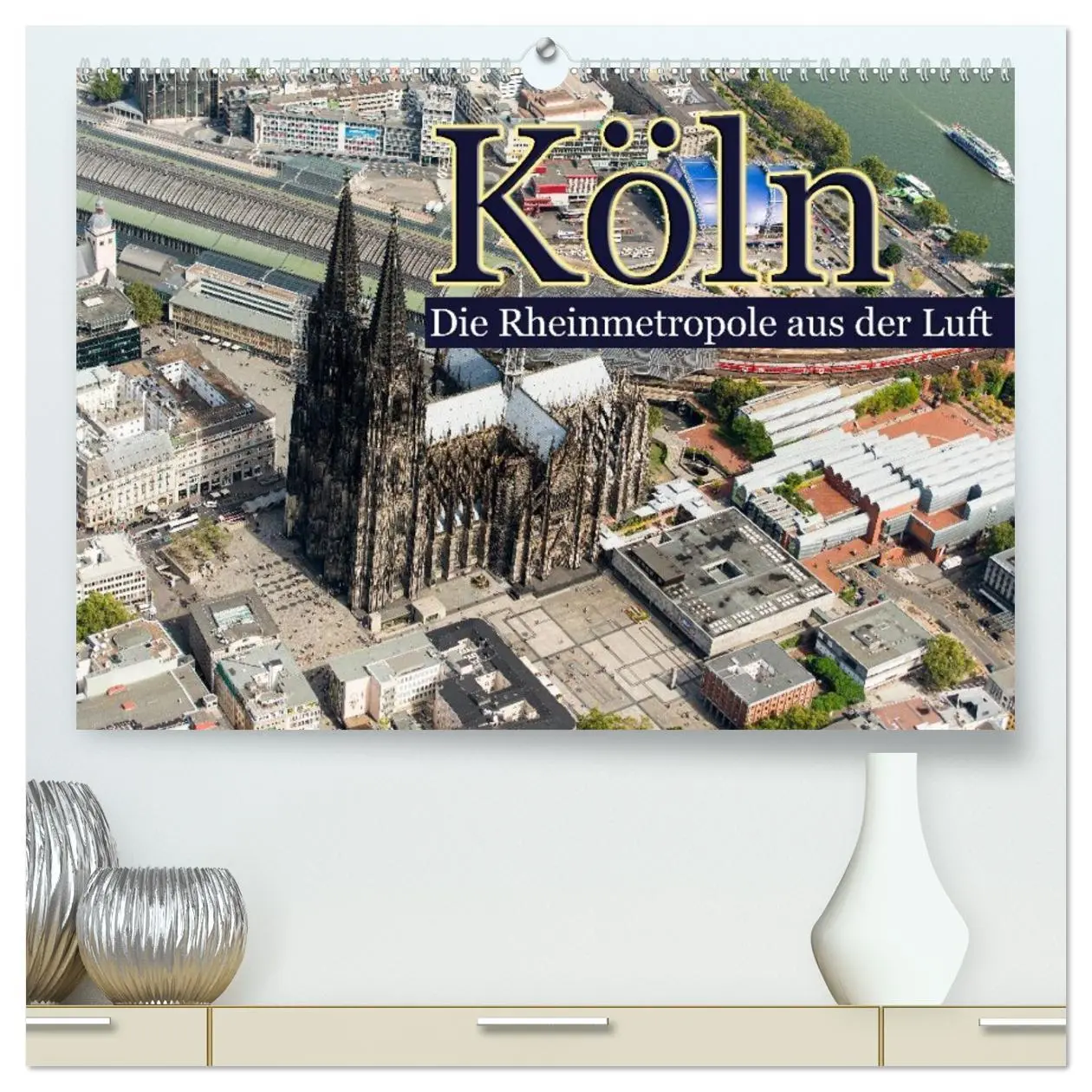 Cover: 9783516098310 | Köln - Die Rheinmetropole aus der Luft (hochwertiger Premium...