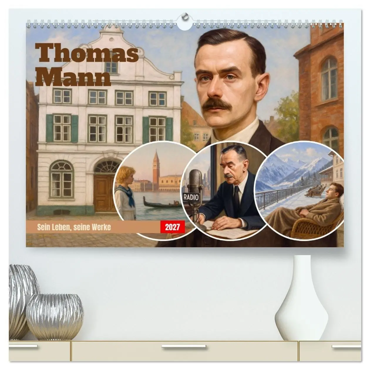 Cover: 9783516928310 | Thomas Mann. Sein Leben, seine Werke (hochwertiger Premium...