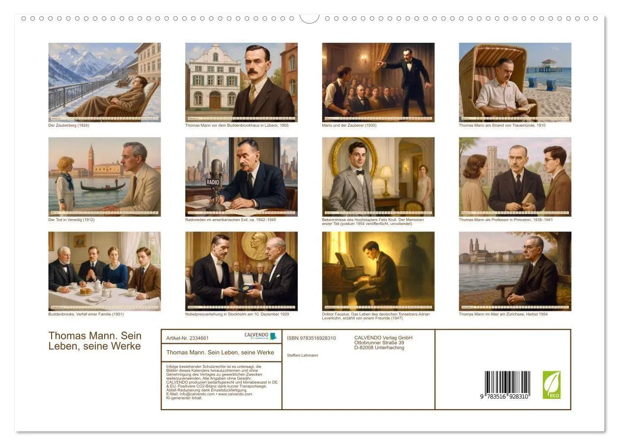 Bild: 9783516928310 | Thomas Mann. Sein Leben, seine Werke (hochwertiger Premium...