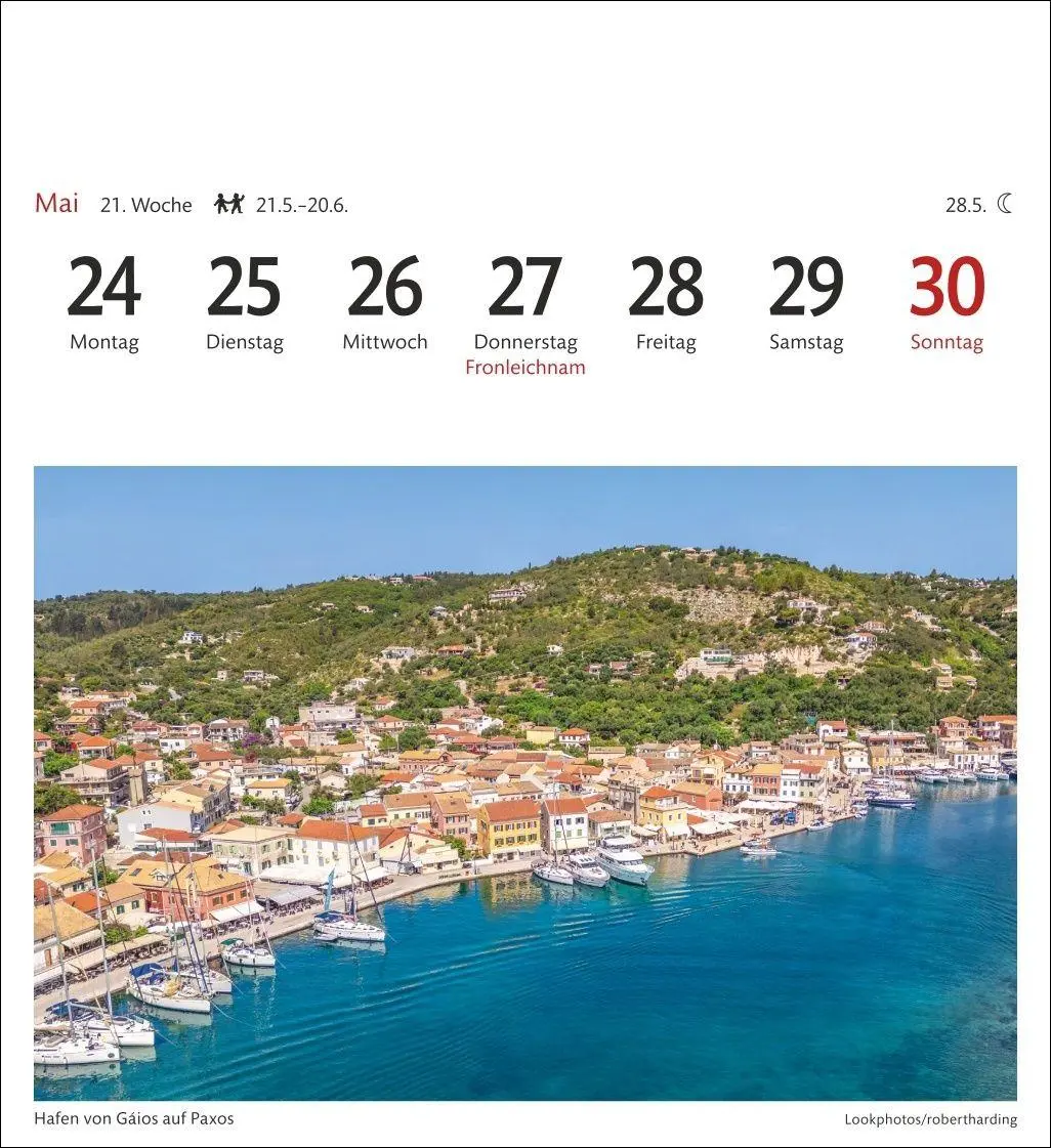 Bild: 9783840038310 | Griechische Inseln Sehnsuchtskalender 2027 - Wochenkalender mit 53...