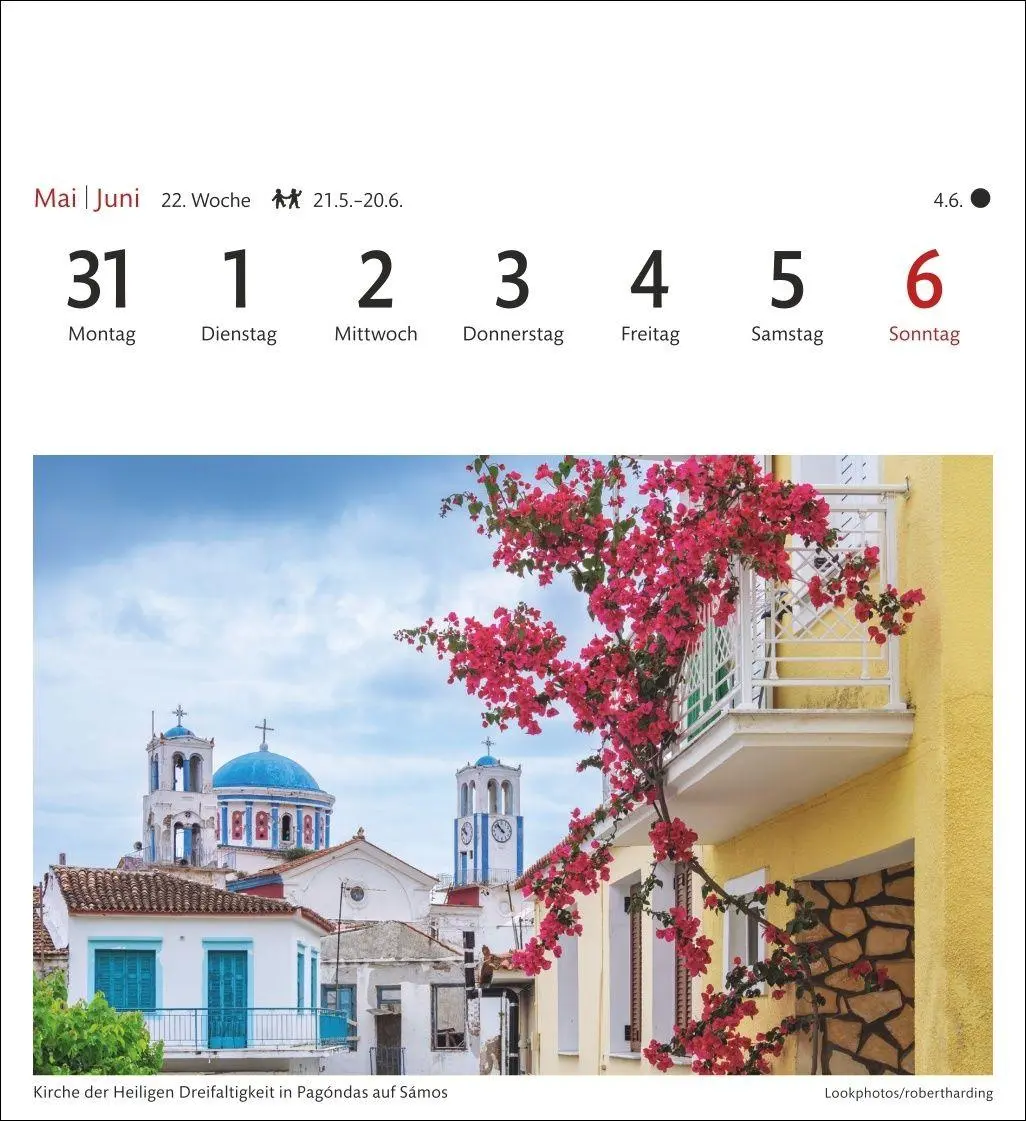 Bild: 9783840038310 | Griechische Inseln Sehnsuchtskalender 2027 - Wochenkalender mit 53...