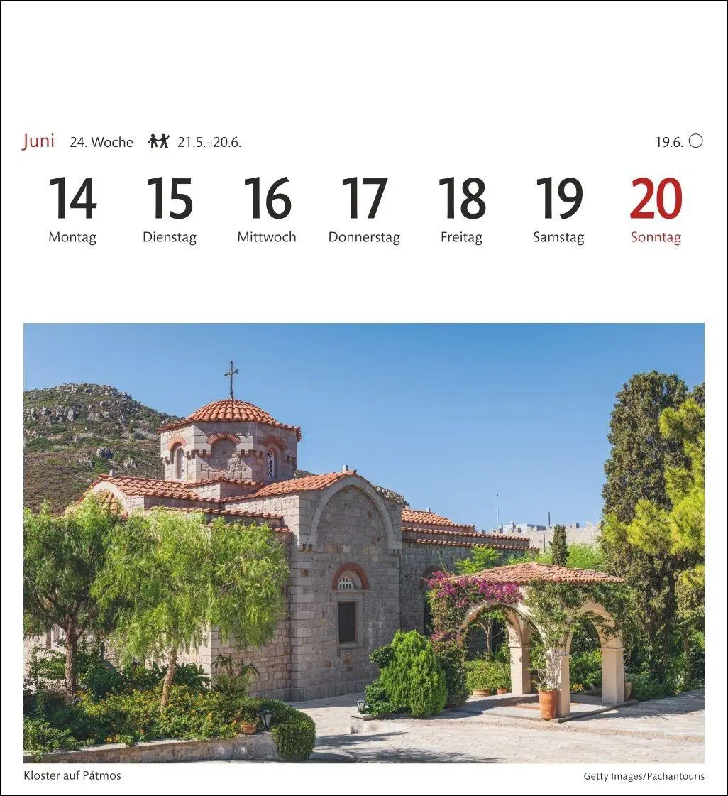 Bild: 9783840038310 | Griechische Inseln Sehnsuchtskalender 2027 - Wochenkalender mit 53...